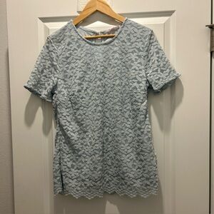 Teddi Rose Women’s Lace Top- Large- Light Blue
